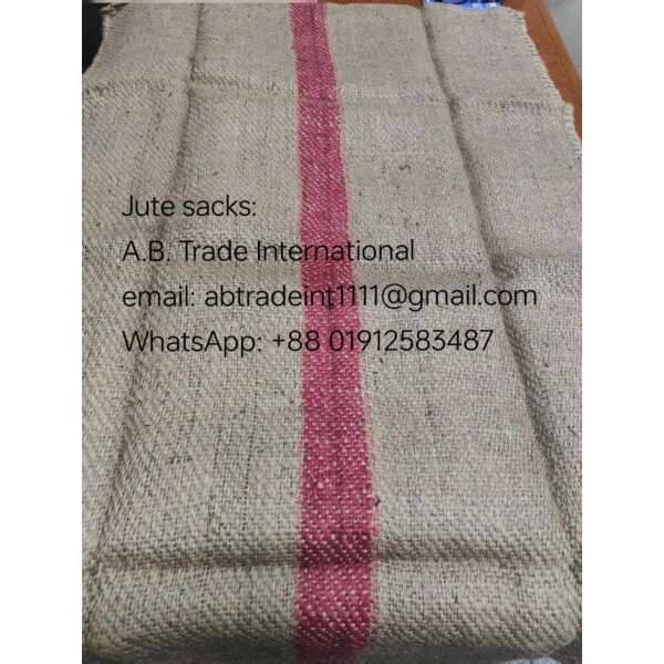 Jute Bags Red Line 100-110 kg